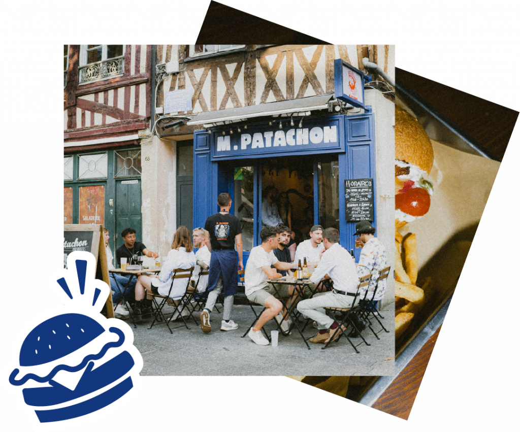 Burger de Bons vivants à Rouen